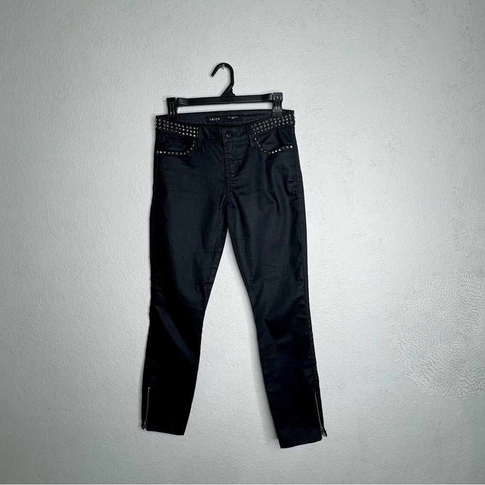 GUESS Black Studded skinny Pants